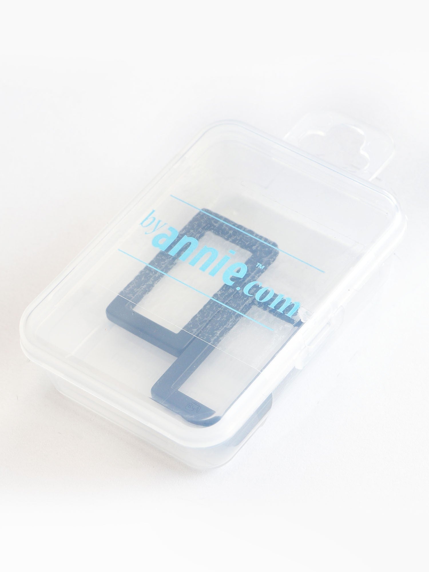 Hardware: Rectangle Ring 1" Slider (2) - Black Metal Finish