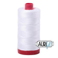 Aurifil Cotton Thread 12wt - White MK12-2024