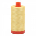 Aurifil Cotton Thread Solid 50wt 1422yds - Lemon A1050-2115