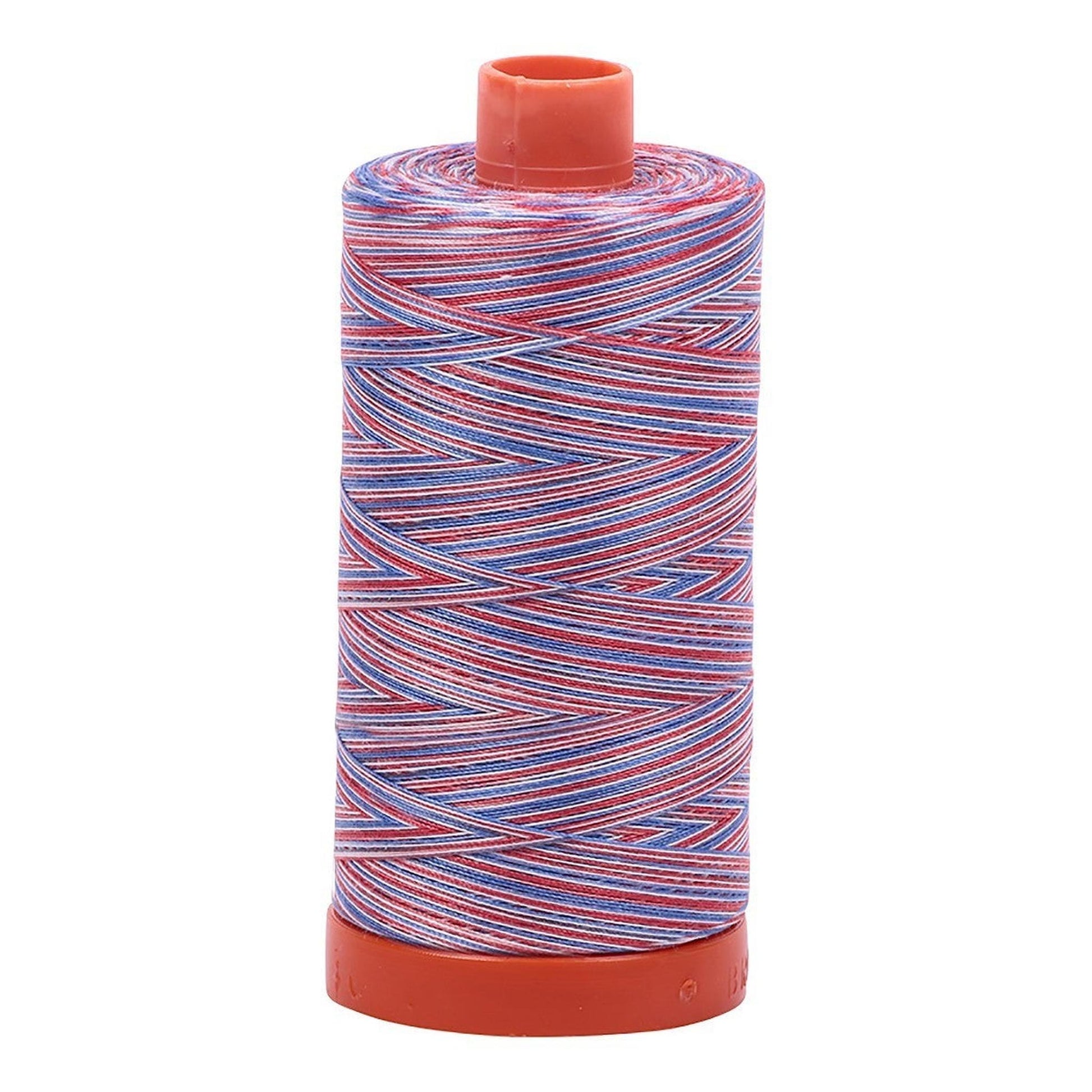 Aurifil Cotton Thread 50wt - Variegated Red/White/Blue A1150-3852