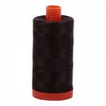 Aurifil Cotton Thread Solid 50wt 1422yds Very Dark Bark A1050-1130