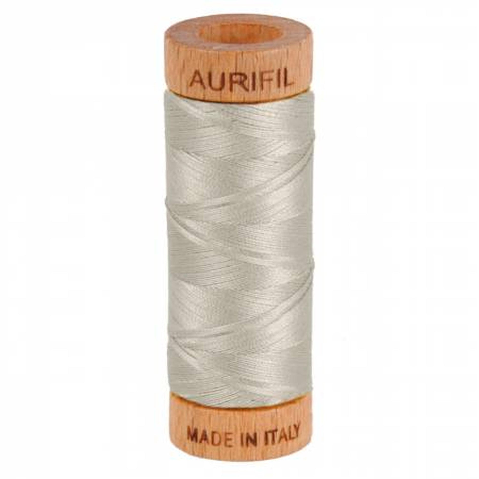 Aurifil Cotton Thread 80wt - Light Grey A1080-5021