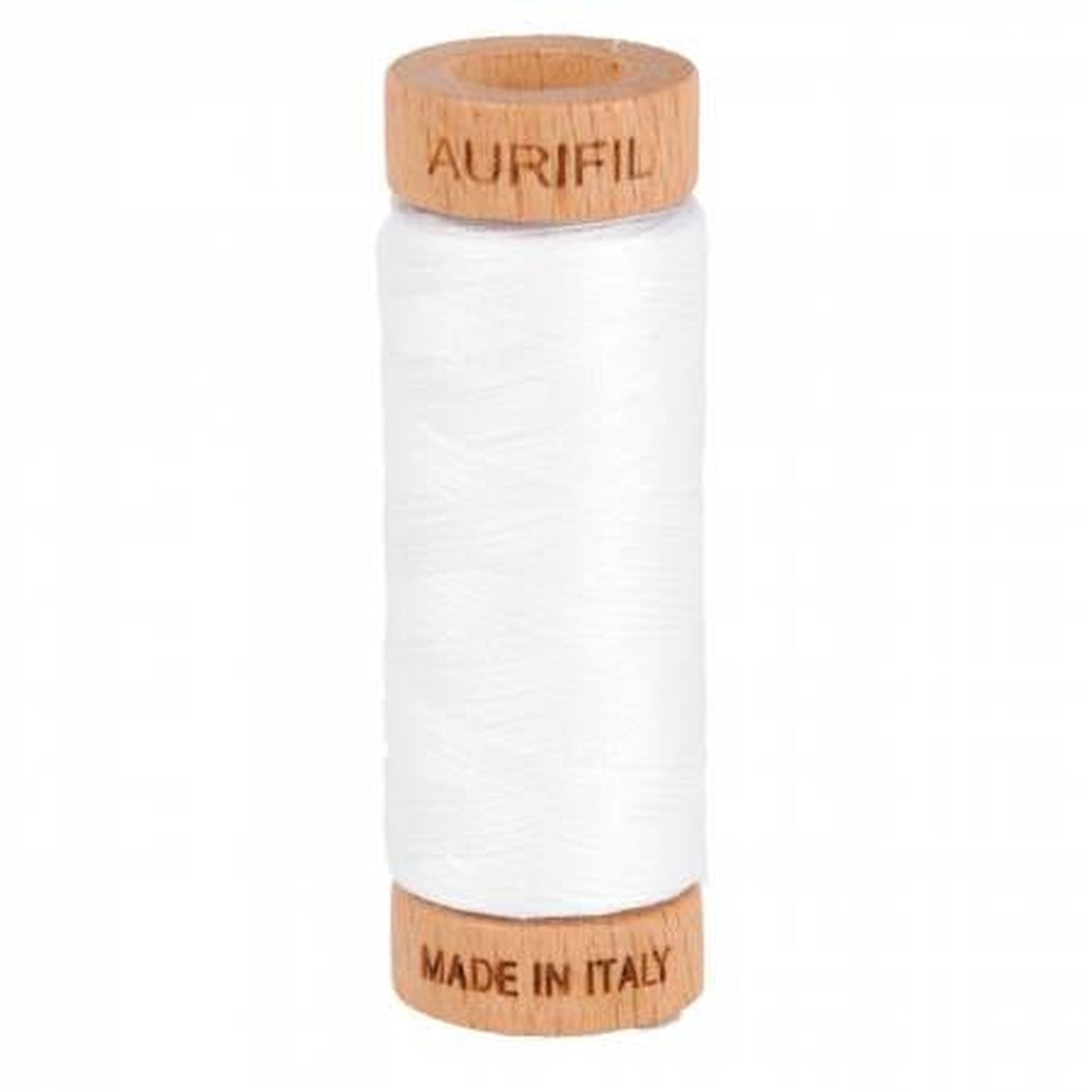 Aurifil Cotton Thread 80wt - White A1080-2024