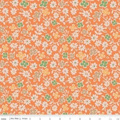Autumn Wideback by Lori Holt - Cosmos Pumpkin