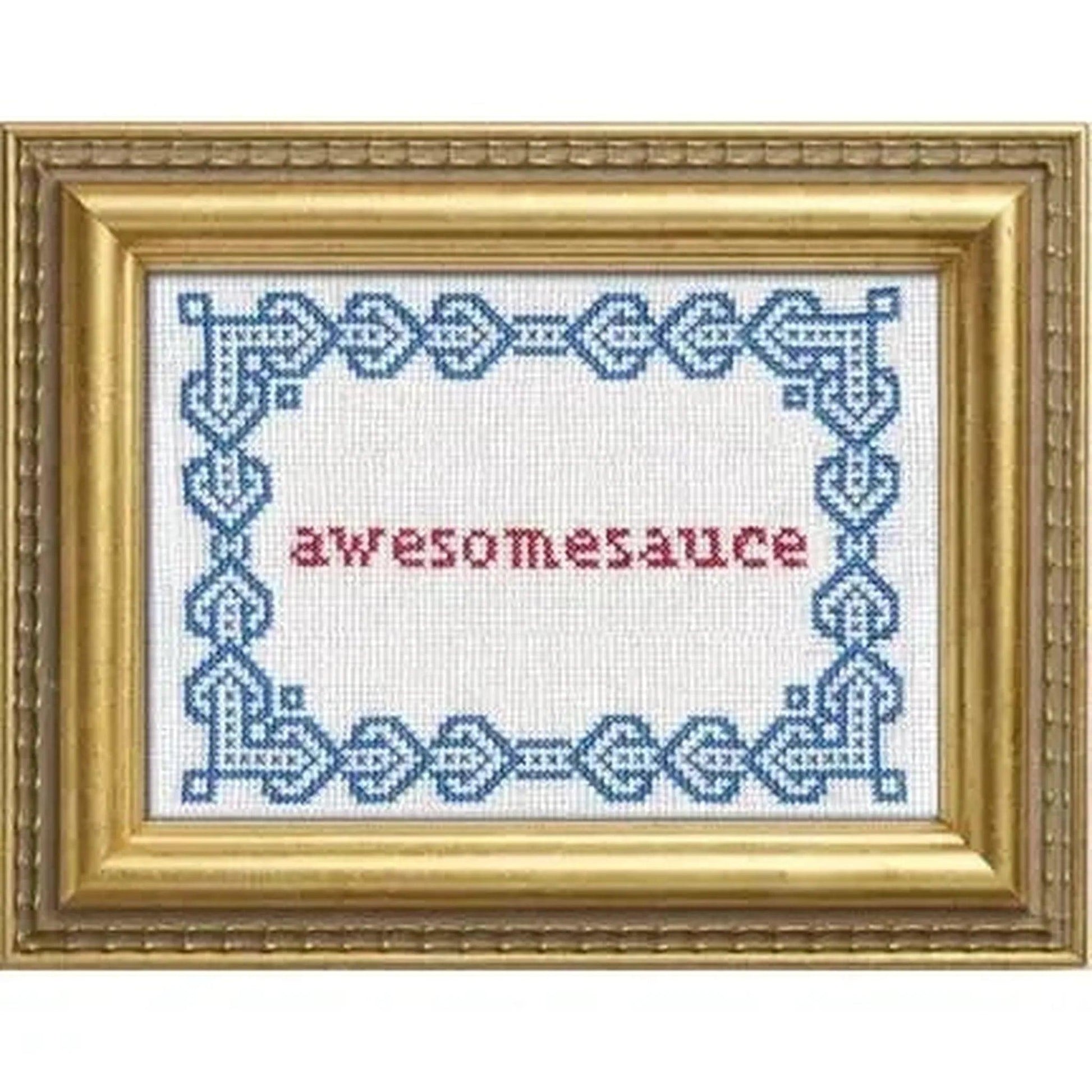 Awesomesauce Deluxe Cross Stitch Kit