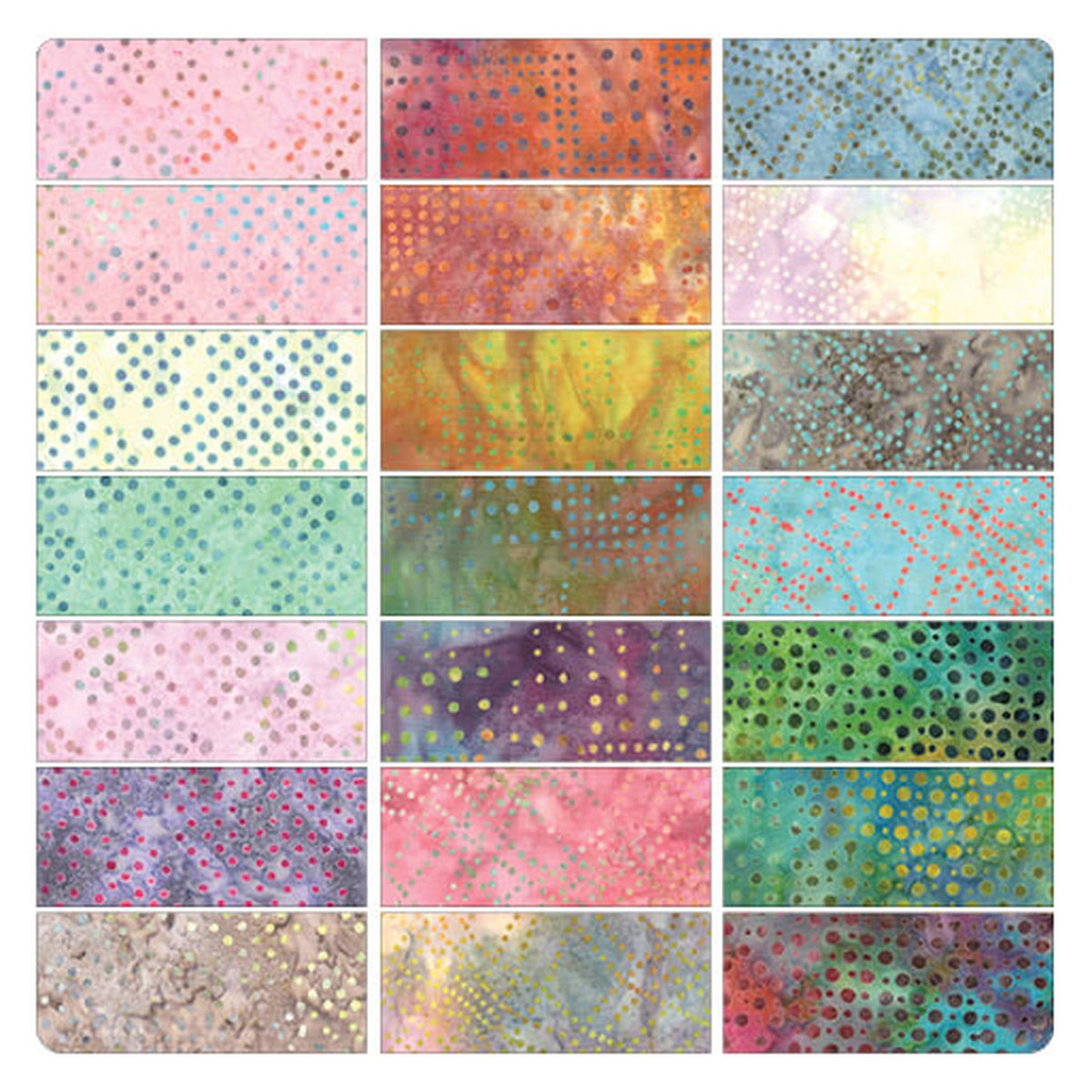 Bali Dot Craze - 10" Square Precut Bundle