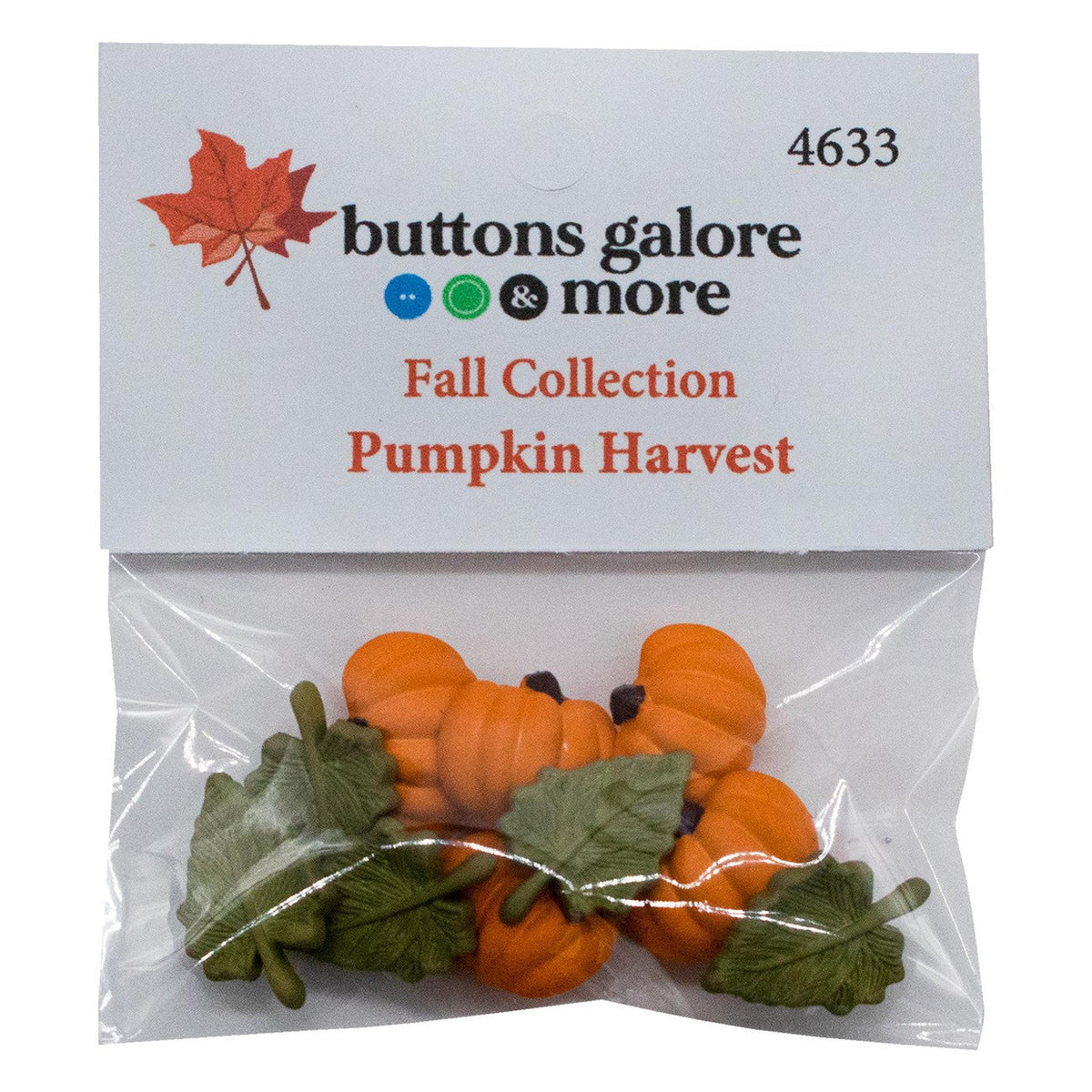 Pumpkin Harvest Buttons