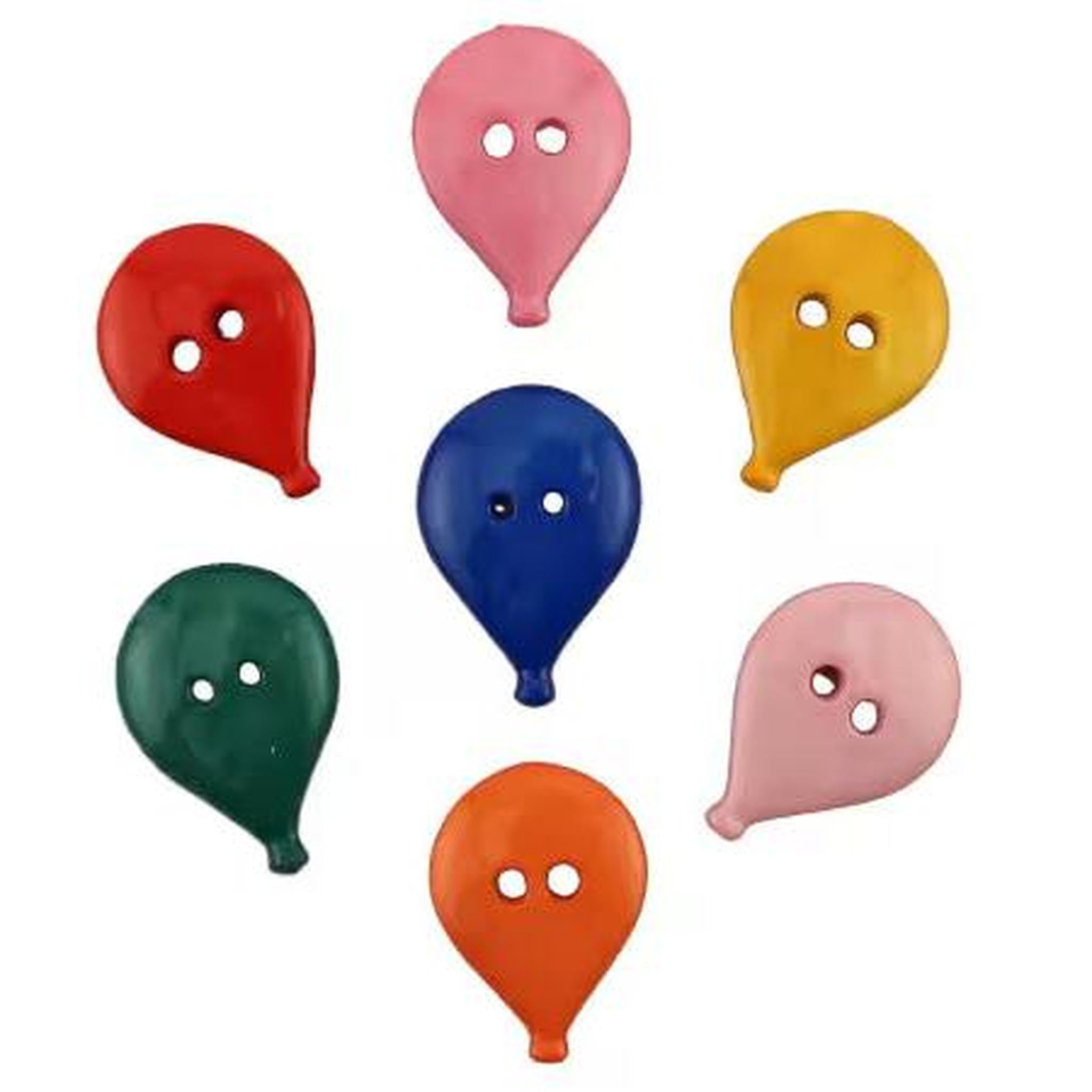 Birthday Ballons Buttons