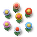 Floral Frenzy Flower Shank Buttons