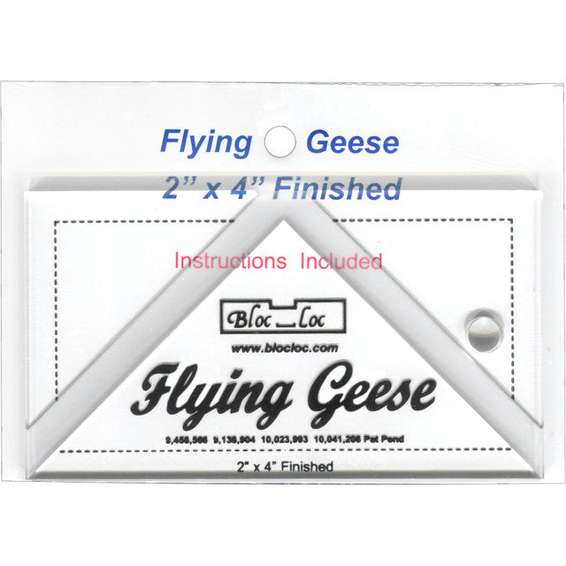 Bloc Loc 2" x 4" Flying Geese Ruler