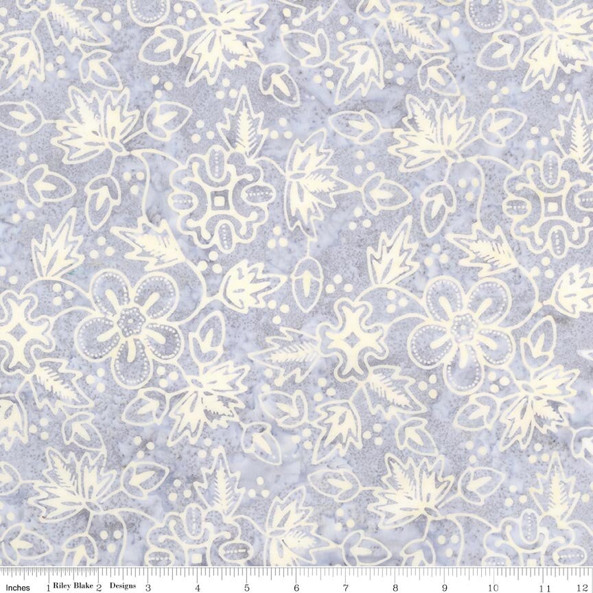 Expressions Batik by Riley Blake - Gray & Golden Arabella - Whispering Moon