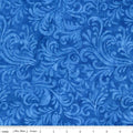 Expressions Batik by Riley Blake - Swirl the Rainbow - Ocean Blue
