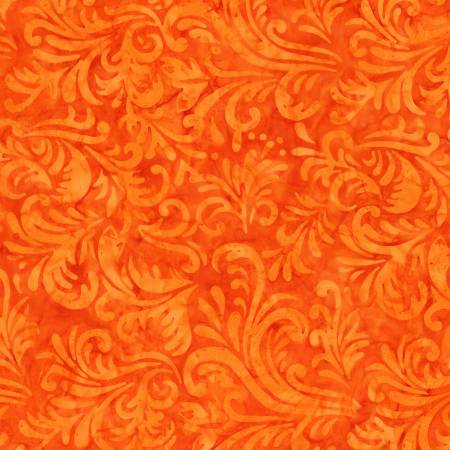 Expressions Batik by Riley Blake - Swirl the Rainbow - Pumpkin