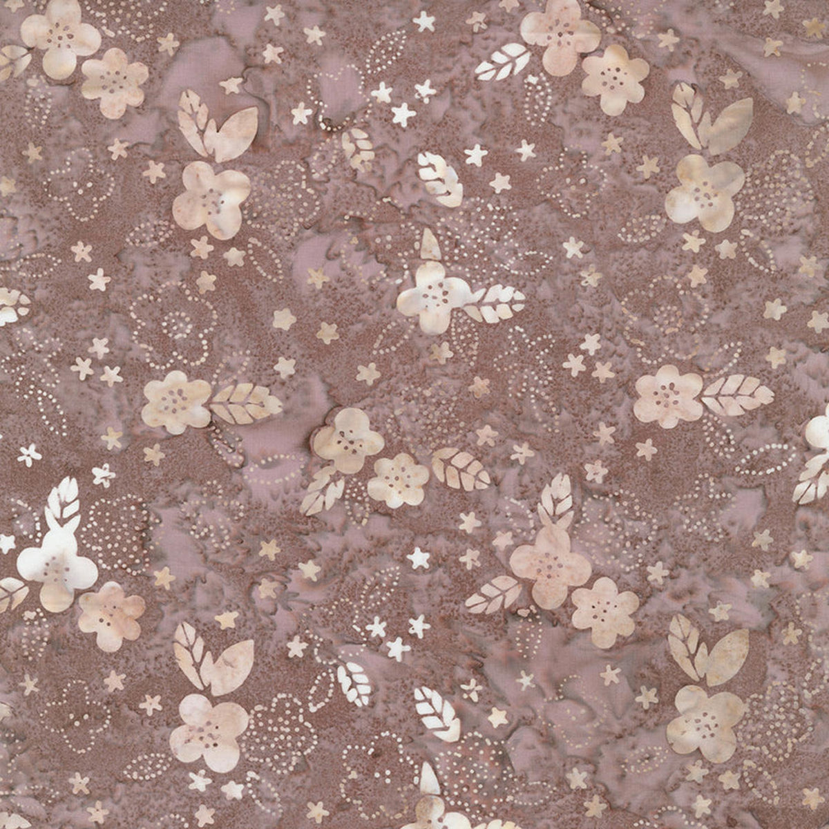 Boho Batiks - Stitched Floral - Tapestry