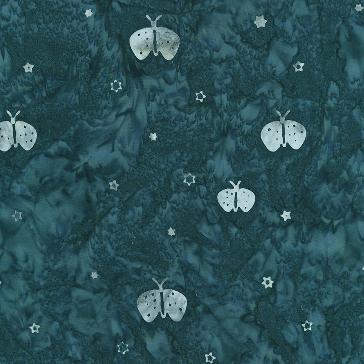 Boho Batiks - Flutterby - Stormy Seas