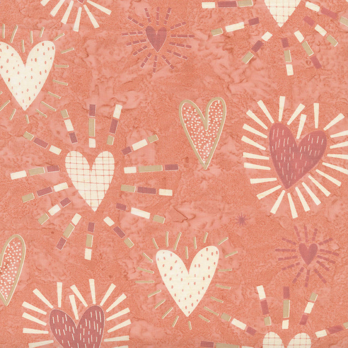 Boho Batiks - Boho Hearts - Whimsical