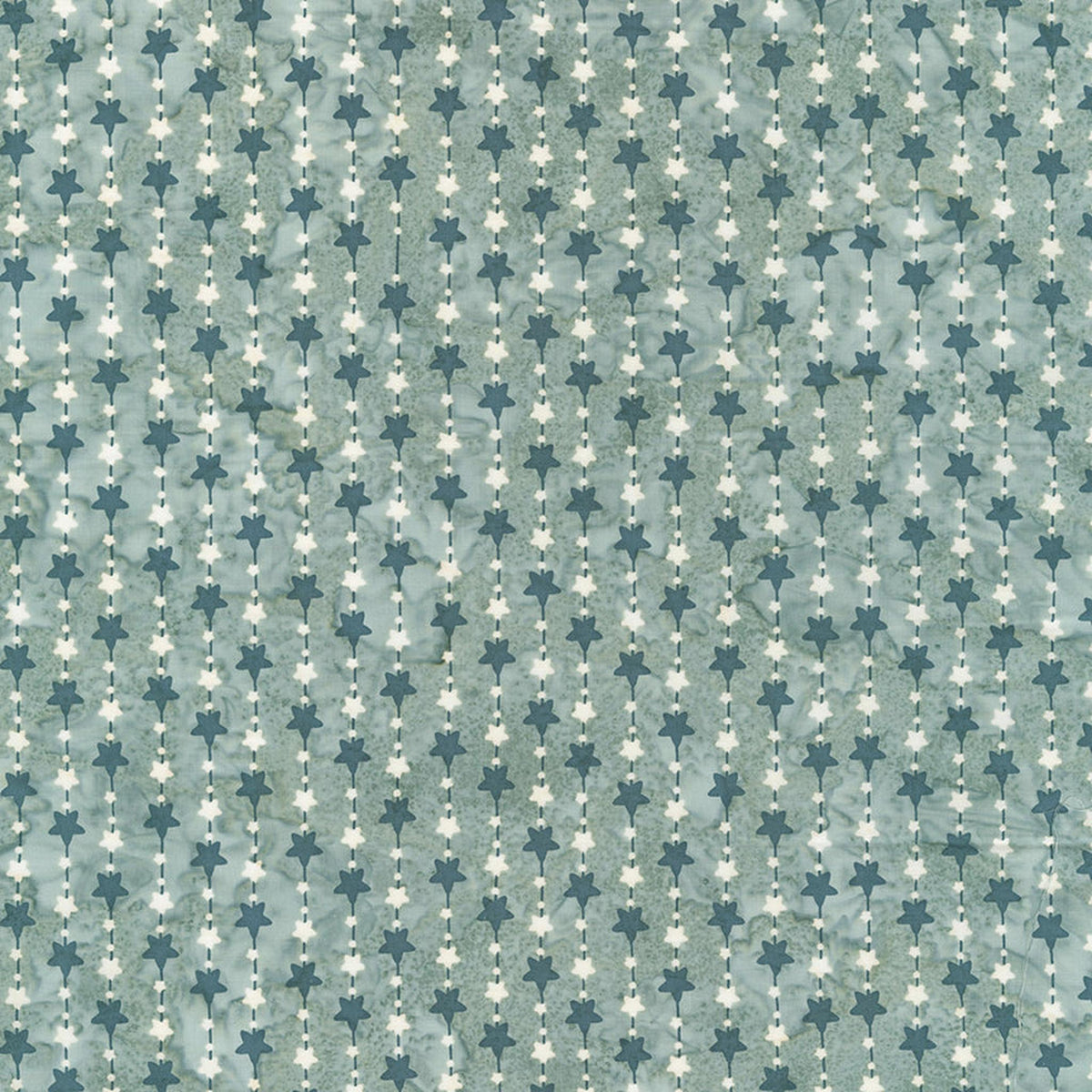 Boho Batiks - Star Garland - Whispery Sage