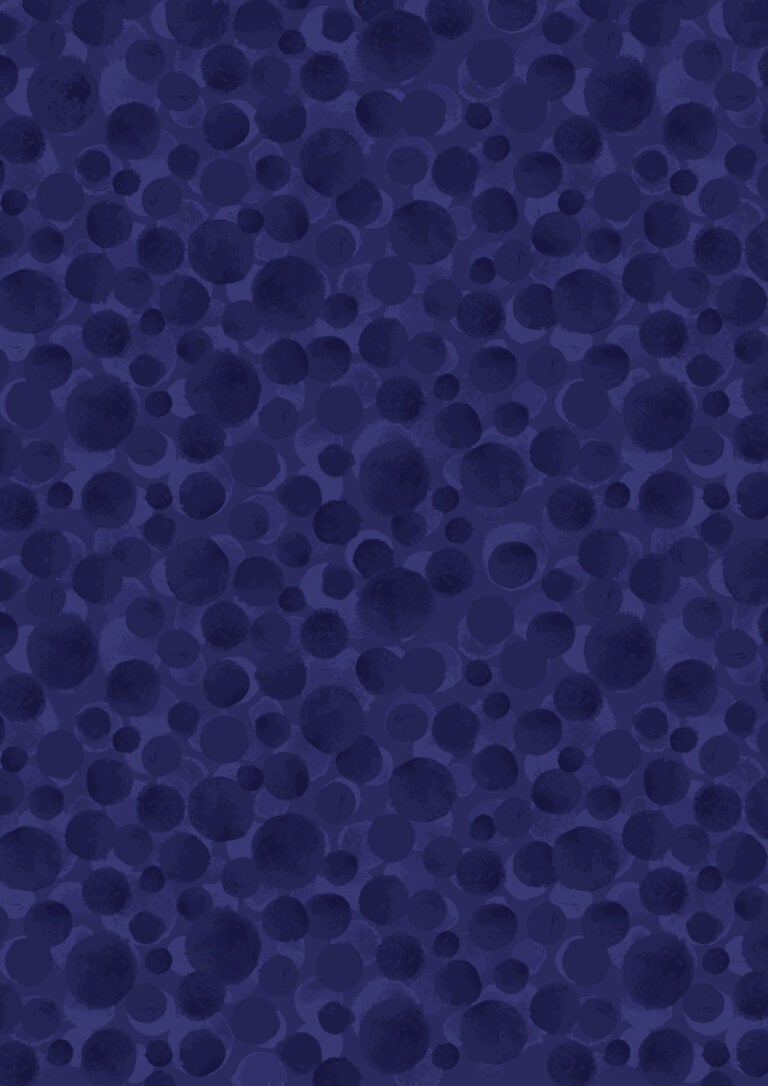 Bumbleberries by Lewis & Irene - Navy Blue
