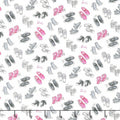 Barbie Girl - Shoes White by Mattel for Riley Blake