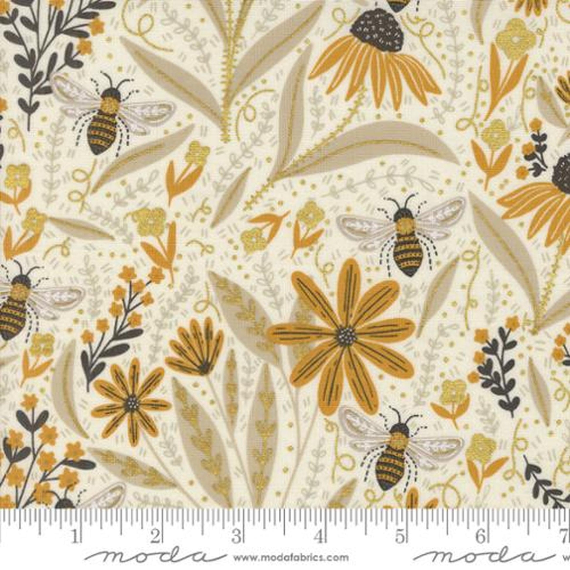 Bee Garden by Gingiber - Floral Bees: Porcelain