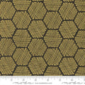 Bee Garden by Gingiber - Honeycomb Geometrics: Black