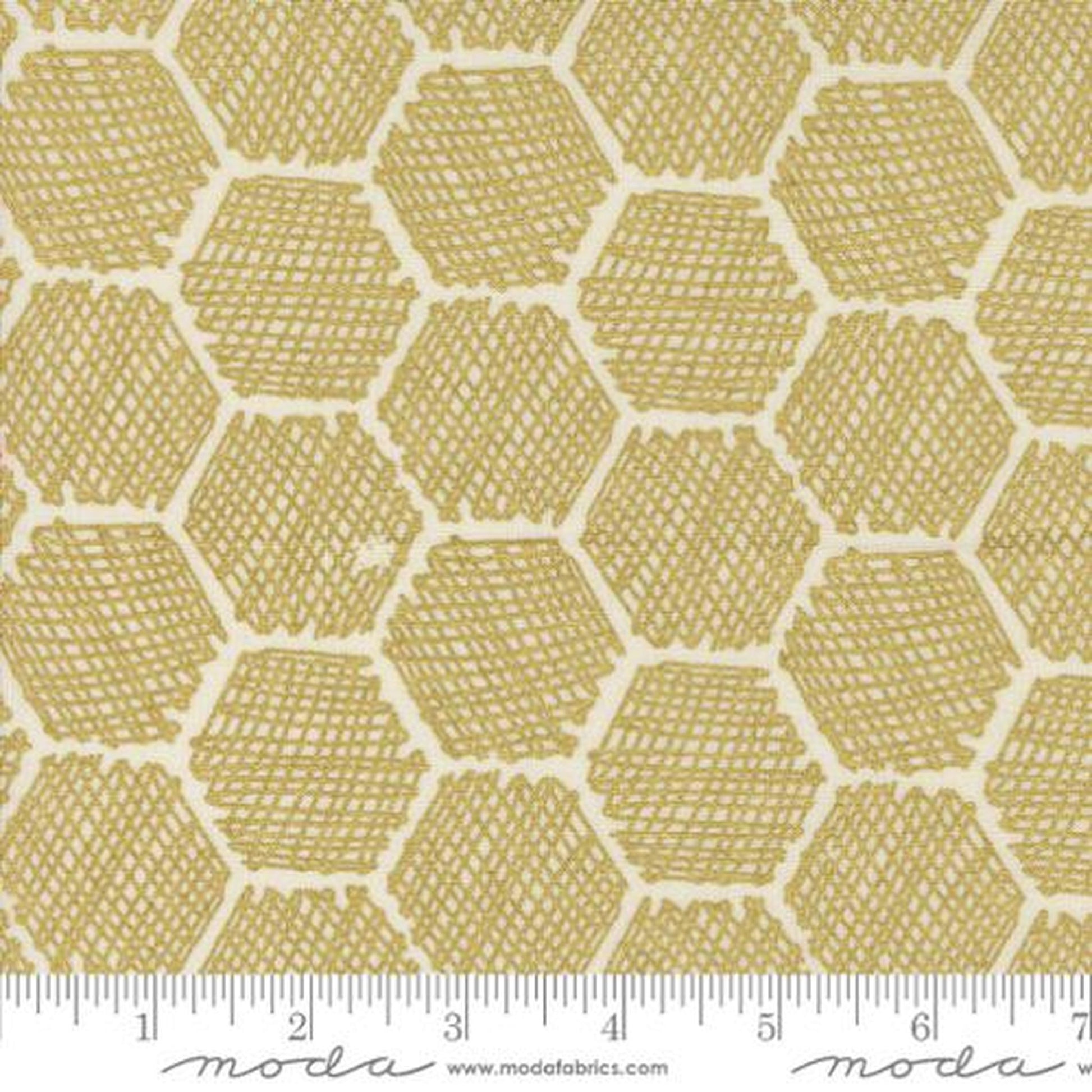 Bee Garden by Gingiber - Honeycomb Geometrics: Porcelain