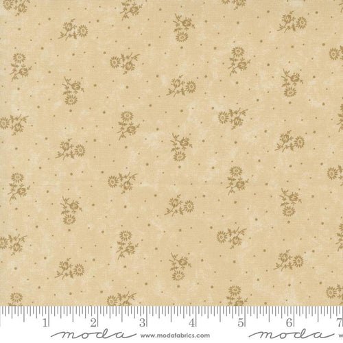 Blackbirds Nest by Kansas Troubles Quilters Thistle Ditsy Dots: Tan Tonal