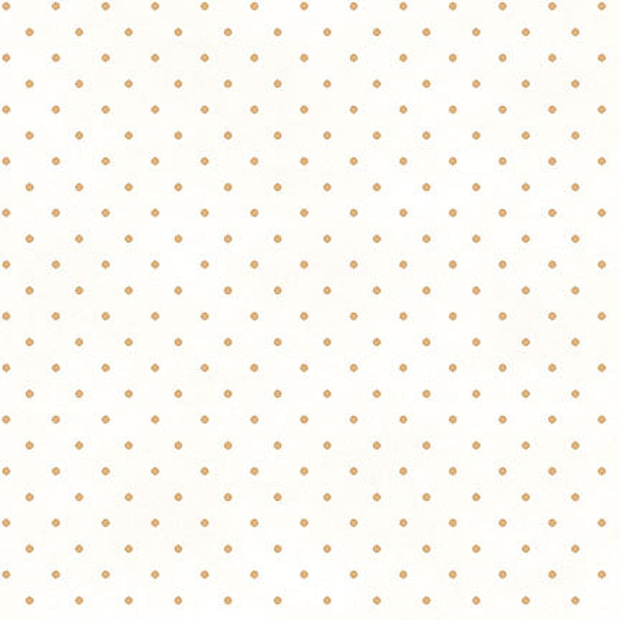 Scattered Dots - Tan on White