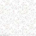 Blossom by Riley Blake - White on Red