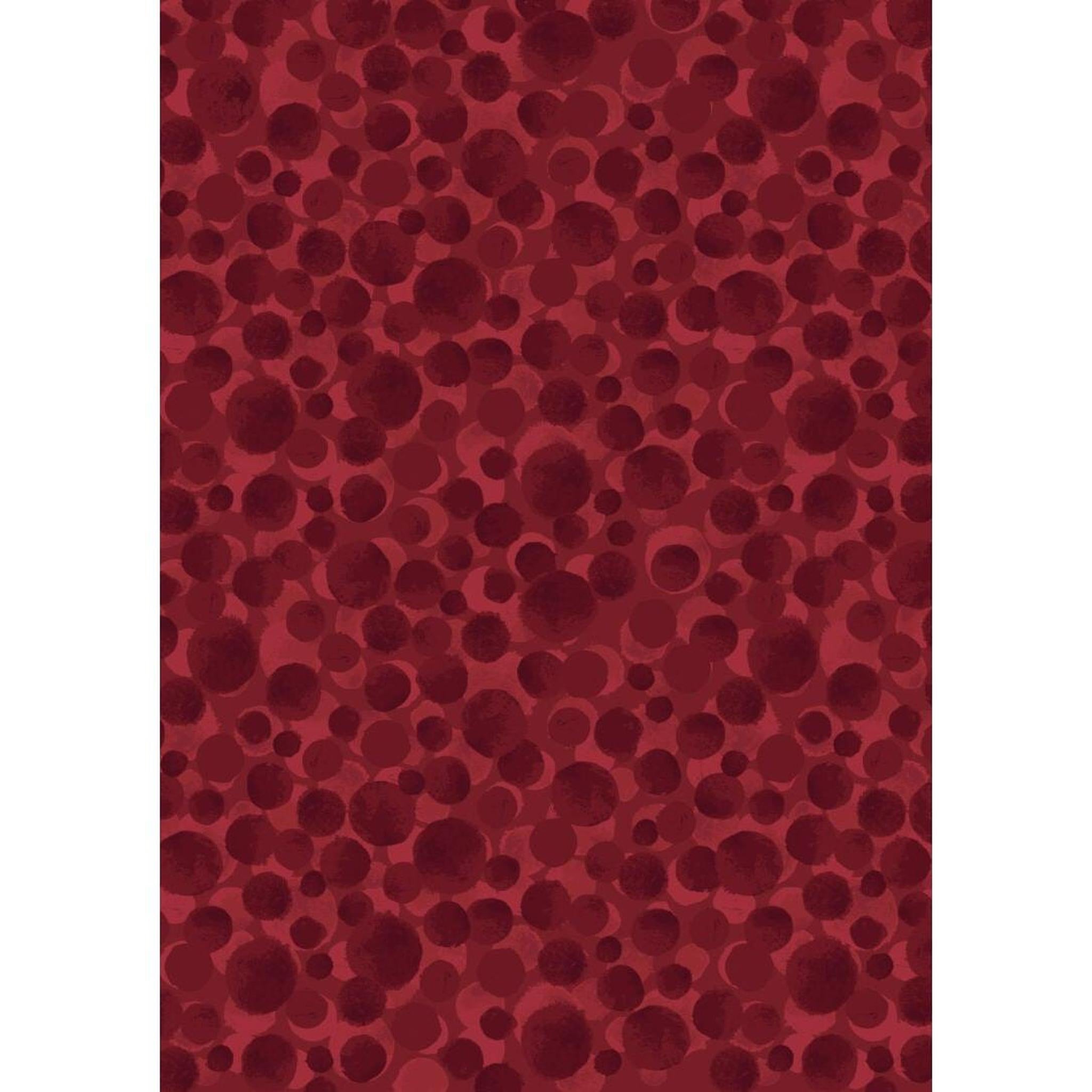 Bumbleberries by Lewis & Irene - Dark Red