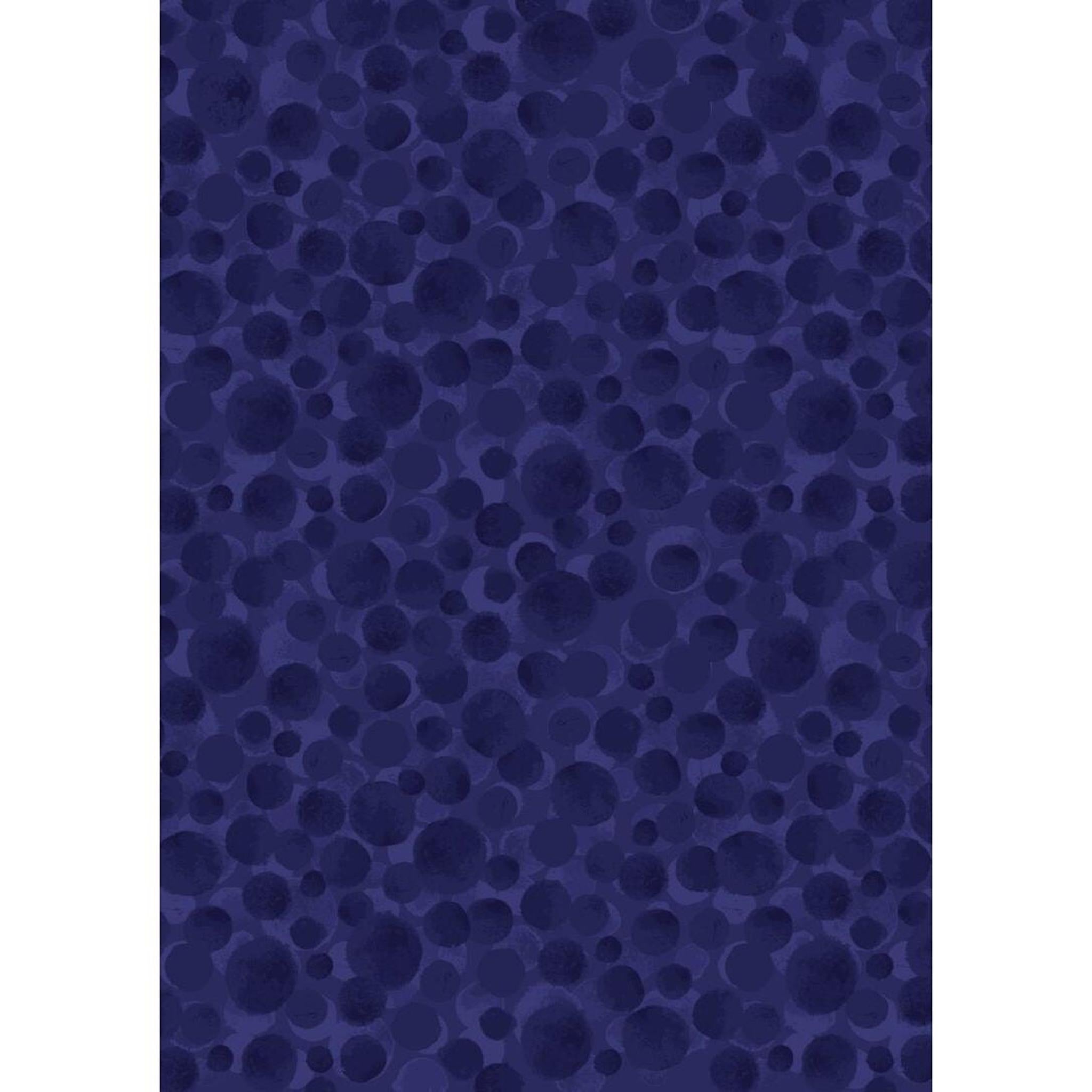 Bumbleberries by Lewis & Irene - Navy Blue