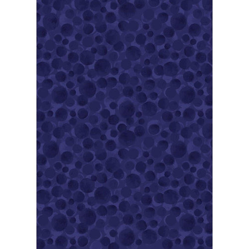 Bumbleberries by Lewis & Irene - Navy Blue