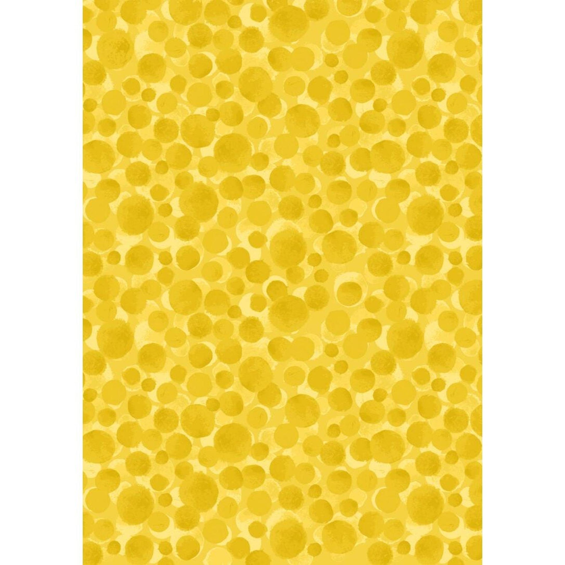 Bumbleberries by Lewis & Irene - Sunshine Yellow