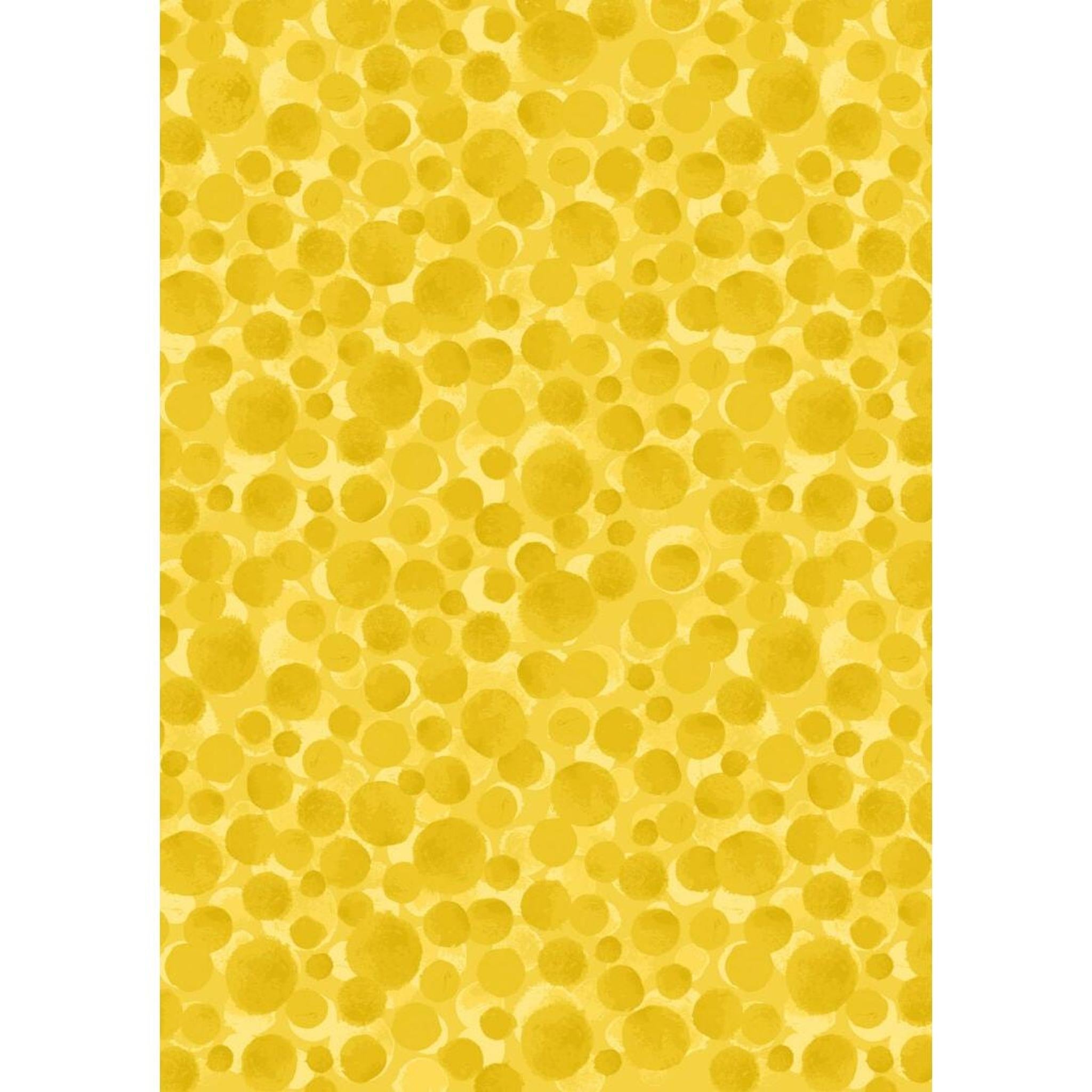 Bumbleberries by Lewis & Irene - Sunshine Yellow