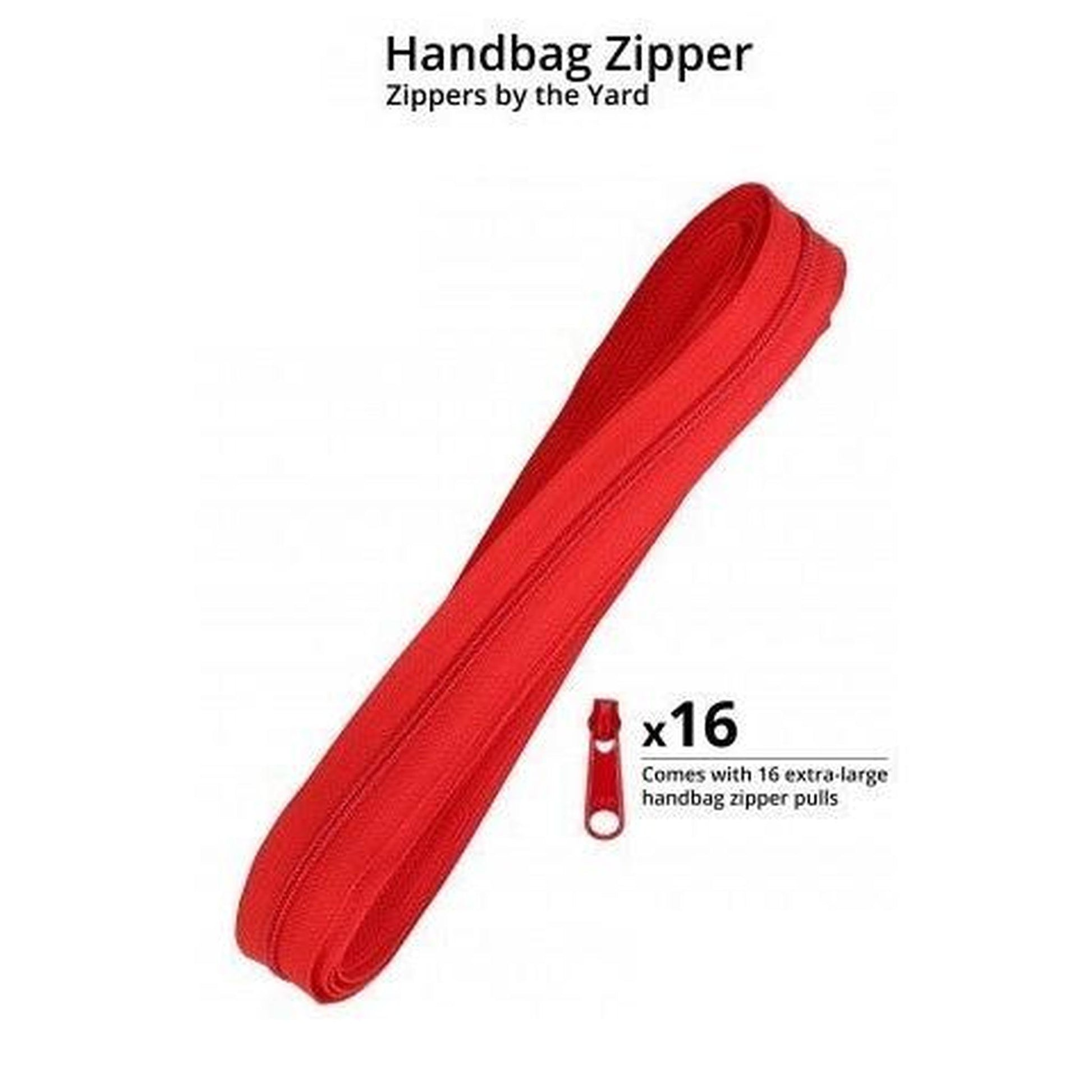 By Annie 4YD Zippers by the Yard - Atom Red