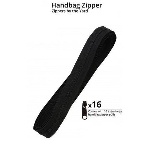 By Annie 4YD Zippers by the Yard - Black