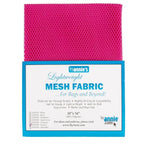 By Annie Lightweight Mesh Fabric - Lipstick - 18" x 54"