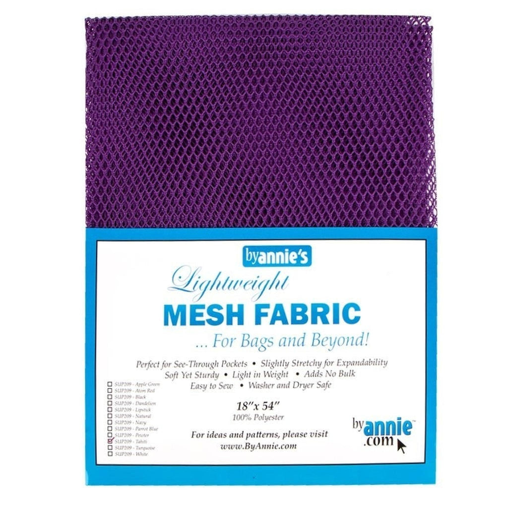 By Annie Lightweight Mesh Fabric - Tahiti - 18" x 54"