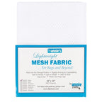 By Annie Lightweight Mesh Fabric - White - 18" x 54"