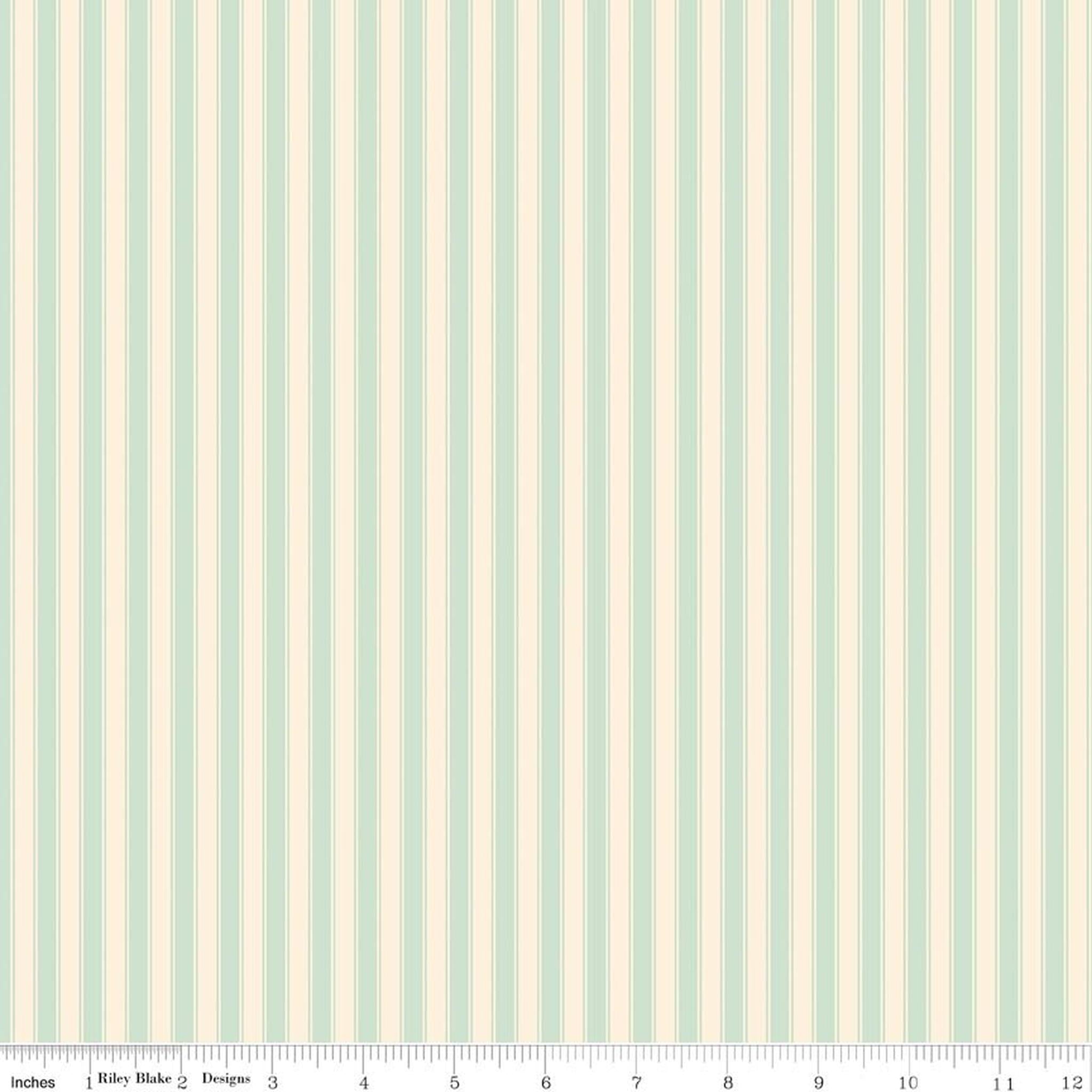 Rose & Violet's Bouquet des Fleurs Stripes Mint