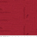 Riley Blake Independence Declaration - Cherry Tart