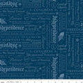 Riley Blake Independence Declaration - Oxford