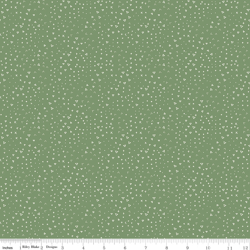 Leo & Savannah by Riley Blake - Terrain Green
