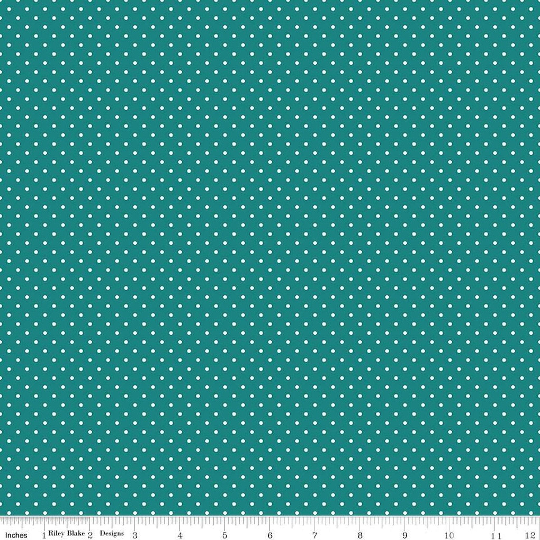 RBD Swiss Dot - Teal