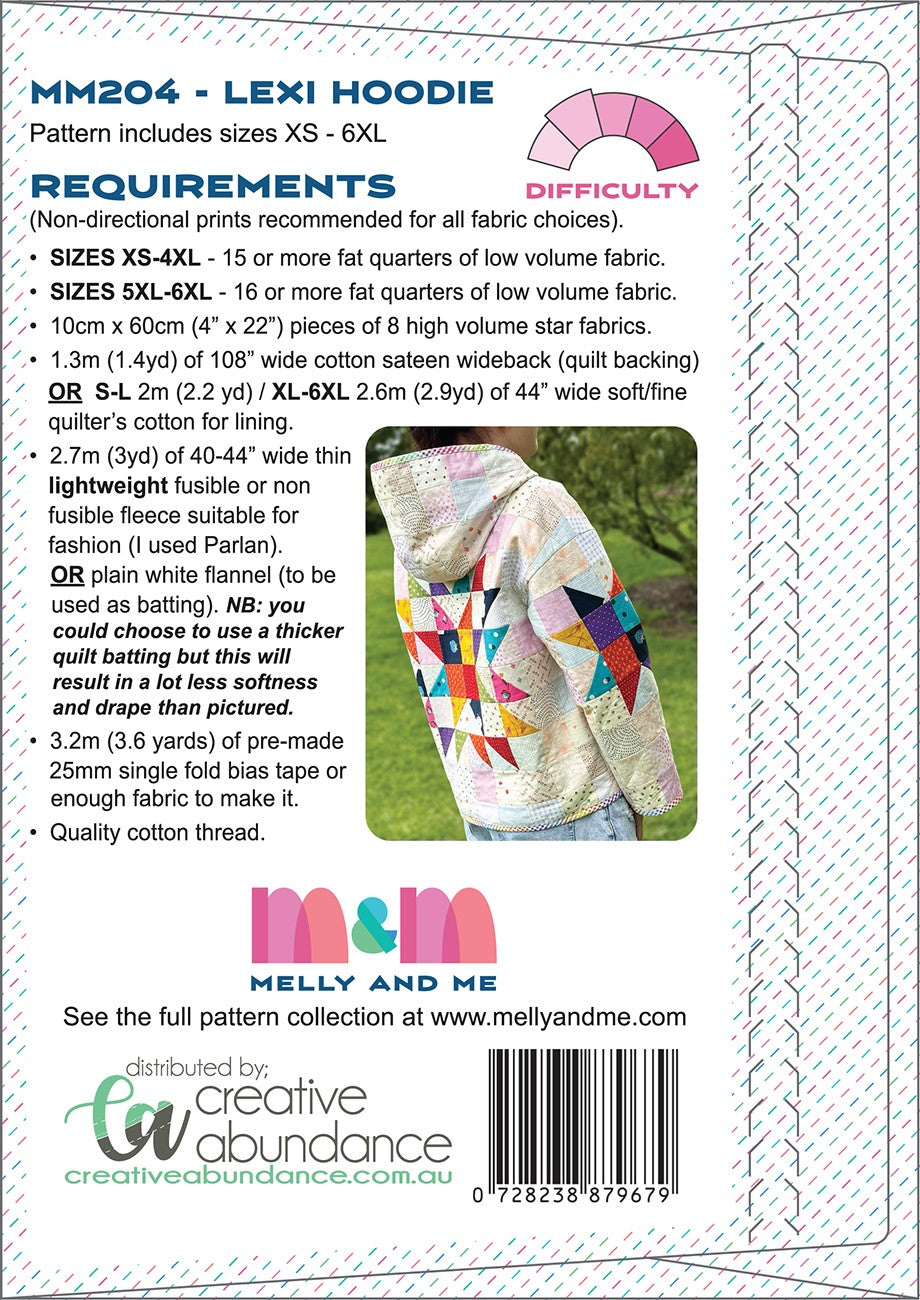 Lexi Hoodie Pattern by Melly & Me