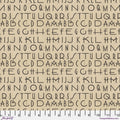 Palette Canvas Cloth - Charcoal Typography CC - Charcoal