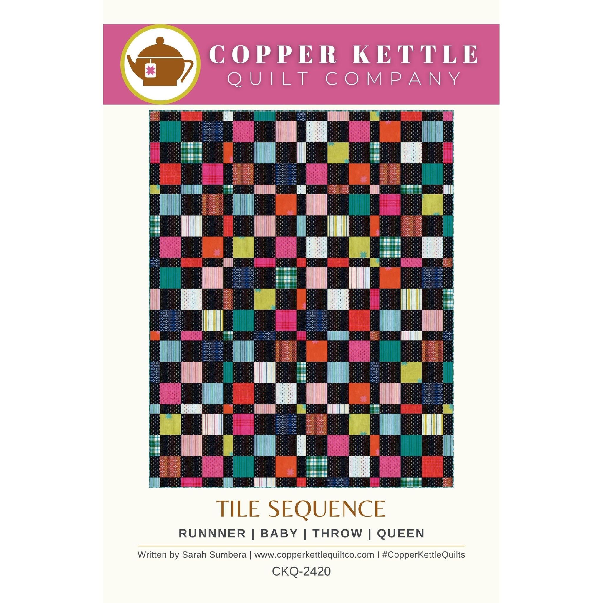 Tile Sequence Pattern by Copper Kettle Quilt Co.