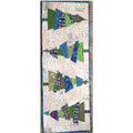 Crazy Christmas Trees Table Runner Pattern | Cut Loose Press