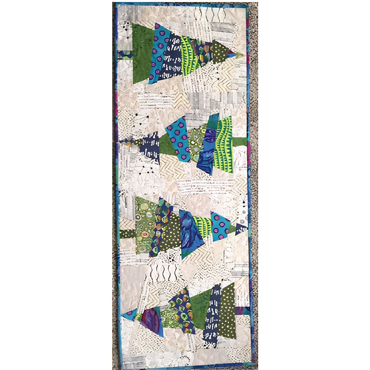 Crazy Christmas Trees Table Runner Pattern | Cut Loose Press