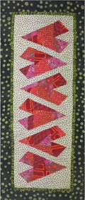 Crazy Hearts Table Runner Pattern | Cut Loose Press
